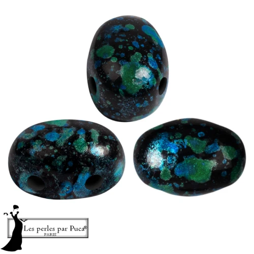 Perle di vetro Samos® by Puca® 5x7 mm - Smalto turchese x10g