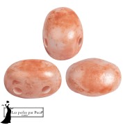 Perline di vetro Samos® by Puca® 5x7 mm - Mishmash Peach x10g