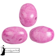 Perline di vetro Samos® by Puca® 5x7 mm - Pink Mishmash x10g
