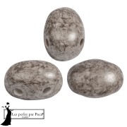 Perline di vetro Samos® by Puca® 5x7 mm - Mishmash Taupe x10g