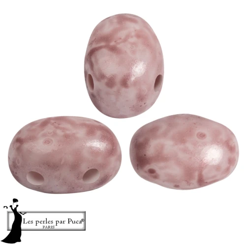 Perle di vetro Samos® by Puca® 5x7 mm - Mishmash Topaz x10g