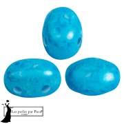 Perline di vetro Samos® by Puca® 5x7 mm - Mishmash Turquoise x10g