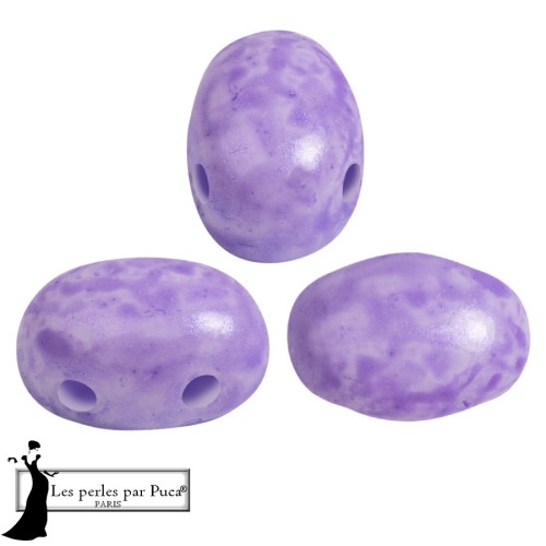 Perline di vetro Samos® by Puca® 5x7 mm - Mishmash Violet x10g