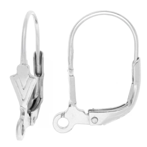 Dormeuses etniche a triangolo da 18 mm in argento 925 x2
