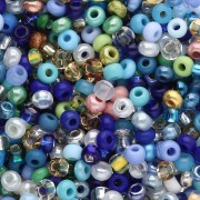 Perla Preciosa 8/0 3 mm - Mix verde anice - azzurro x 20 g