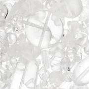 Assortimento di perle di Boemia - Mix Crystal 1 x50g