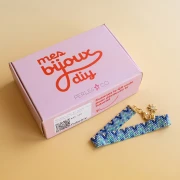 I miei gioielli fai da te - Kit braccialetto Miyuki in tecnica peyote - Blu - Dorato