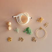I miei gioielli fai da te - Kit di orecchini pendenti in pietra naturale avventurina