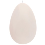 Perla semiperforata in resina 50x33 mm - Ecrù x1