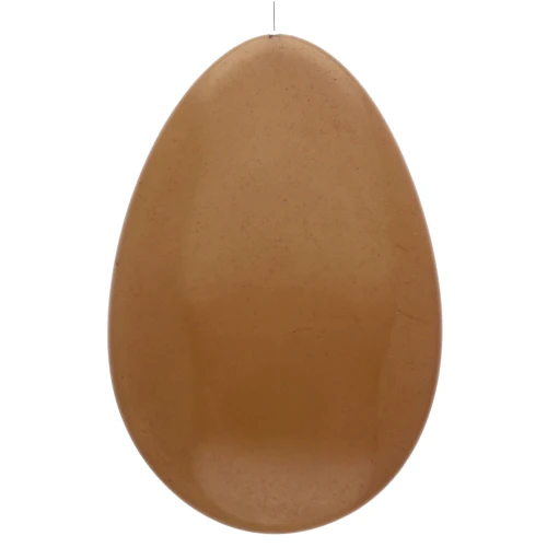 Perla semiperforata in resina 50x33 mm - Camel x1