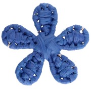Bleu Royal - Pendente a forma di fiore in rafia da 31 mm - Blu reale x1 Pendente a forma di fiore in rafia da 31 mm - Blu reale x1