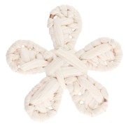 ecru - Pendente a forma di fiore in rafia da 31 mm - Ecrù x1 Pendente a forma di fiore in rafia da 31 mm - Ecrù x1