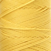 Bobina di filo cerato Linhasita per micro macramè 1,5 mm - Giallo (37) x 116 m