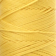 Bobina di filo cerato Linhasita per micro macramè 1,5 mm - Giallo (37) x 116 m