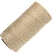 Bobina di filo cerato Linhasita per micro macramè 0,35 mm - Dark Cream (762) x 448 m