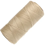 Bobina di filo cerato Linhasita per micro macramè 0,5 mm - Dark Cream (762) x 335 m