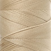 Bobina di filo cerato Linhasita per micro macramè 0,5 mm - Dark Cream (762) x 335 m