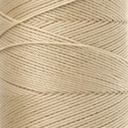 Bobina di filo cerato Linhasita per micro macramè 0,75 mm - Dark Cream (762) x 228 m