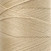 Bobina di filo cerato Linhasita per micro macramè 0,75 mm - Dark Cream (762) x 228 m