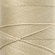Bobina di filo cerato Linhasita per micro macramè 1 mm - Dark Cream (762) x 168 m