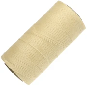 Bobina di filo cerato Linhasita per micro macramè 0,35 mm - Giallo chiaro (1) x 448 m