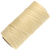 Bobina di filo cerato Linhasita per micro macramè 1 mm - Giallo chiaro (1) x 168 m