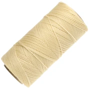 Bobina di filo cerato Linhasita per micro macramè 1 mm - Giallo chiaro (1) x 168 m
