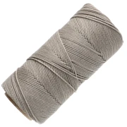 Bobina di filo cerato Linhasita per micro macramè 1,5 mm - Greige (4) x 116 m
