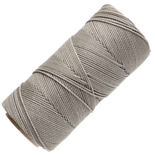 Bobina di filo cerato Linhasita per micro macramè 1,5 mm - Greige (4) x 116 m