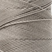 Bobina di filo cerato Linhasita per micro macramè 1,5 mm - Greige (4) x 116 m