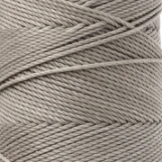 Bobina di filo cerato Linhasita per micro macramè 1,5 mm - Greige (4) x 116 m