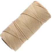 Bobina di filo cerato Linhasita per micro macramè 1,5 mm - Straw (18) x 116 m