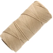 Bobina di filo cerato Linhasita per micro macramè 1,5 mm - Straw (18) x 116 m
