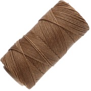Bobina di filo cerato Linhasita per micro macramè 1,5 mm - Legno (21) x 116 m