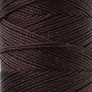 Bobina di filo cerato Linhasita per micro macramè 1,5 mm - Marrone cioccolato (29) x 116 m
