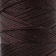 Bobina di filo cerato Linhasita per micro macramè 1,5 mm - Marrone cioccolato (29) x 116 m
