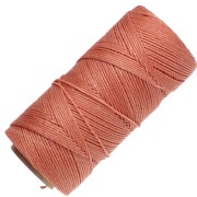 Bobina di filo cerato Linhasita per micro macramè 1,5 mm - Terracotta (35) x 116 m