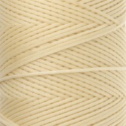 Bobina di filo piatto cerato Linhasita per macramè 1,4 mm - Giallo chiaro (1) x 167 m