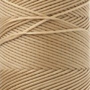 Bobina di filo piatto cerato Linhasita per macramè 1,4 mm - Straw (18) x 167 m