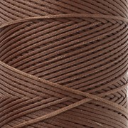 Bobina di filo piatto cerato Linhasita per macramè 1,4 mm - Legno (21) x 167 m