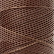Bobina di filo piatto cerato Linhasita per macramè 1,4 mm - Legno (21) x 167 m