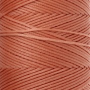 Bobina di filo piatto cerato Linhasita per macramè 1,4 mm - Terracotta (35) x 167 m