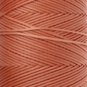 Bobina di filo piatto cerato Linhasita per macramè 1,4 mm - Terracotta (35) x 167 m