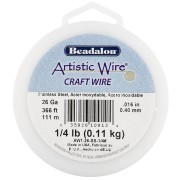 0,41 mm Filo artistico - Acciaio inox 304 x111m