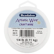 0,41 mm Filo artistico - Acciaio inox 304 x111m