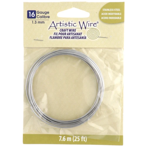 Filo artistico da 1,3 mm - Acciaio inox 304 x3,1 m