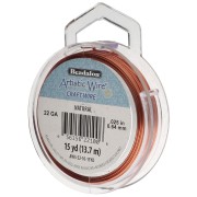Filo di rame rotondo 0,64 mm Filo artistico - Naturale x13,7 m