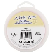 Filo di rame rotondo 0,51 mm Filo artistico - Naturale x62,4 m