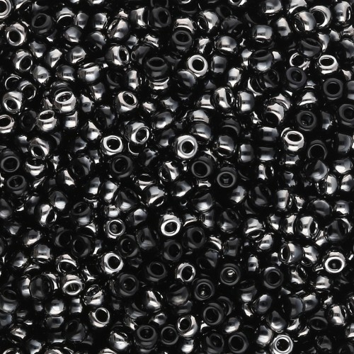 Rocaille Miyuki 11/0 55037 - Cromo nero x8g