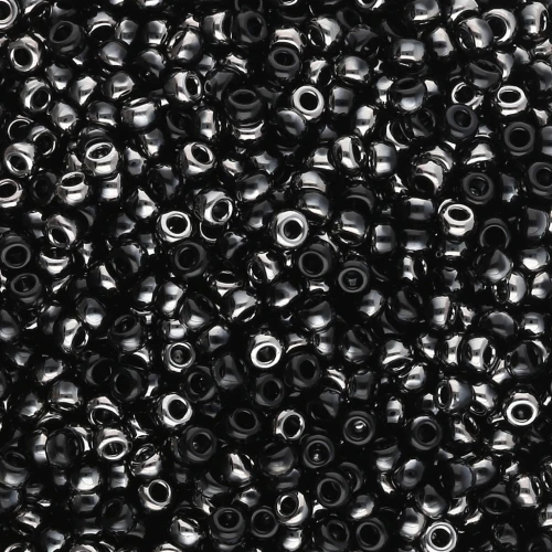 Rocaille Miyuki 11/0 55037 - Cromo nero x8g